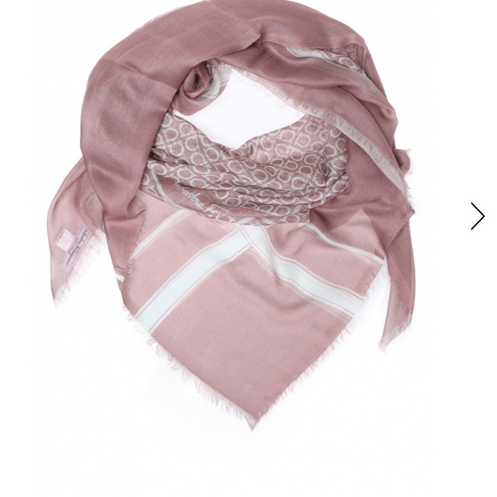 SALVATORE FERRAGAMO, LOGO SHAWL